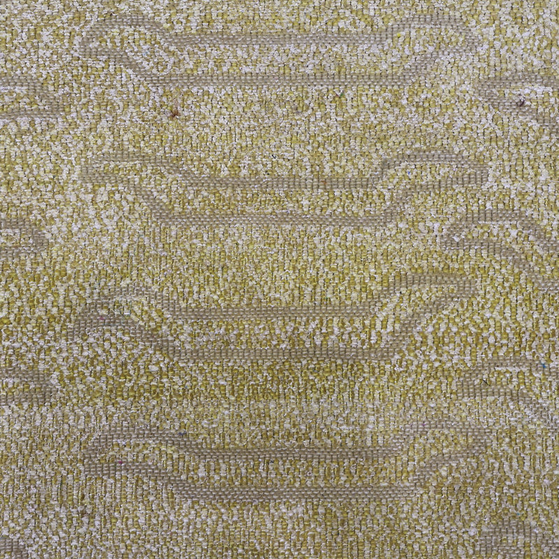 Alchemy Contemporary Wool Silk Blend Rug, Gold, Rectangle 5'10" x 9'3"