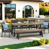 Egina Outdoor Seater 7 Piece Dining Set