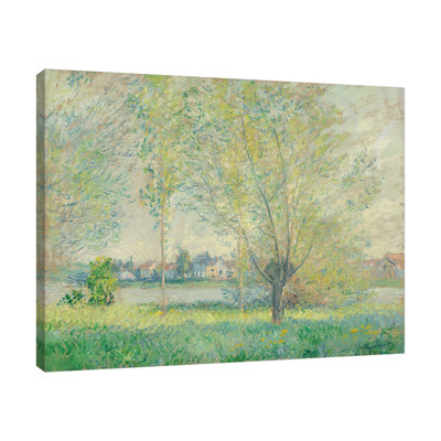 «The Willows» par Claude Monet - reproduction d'art sur toile tendue