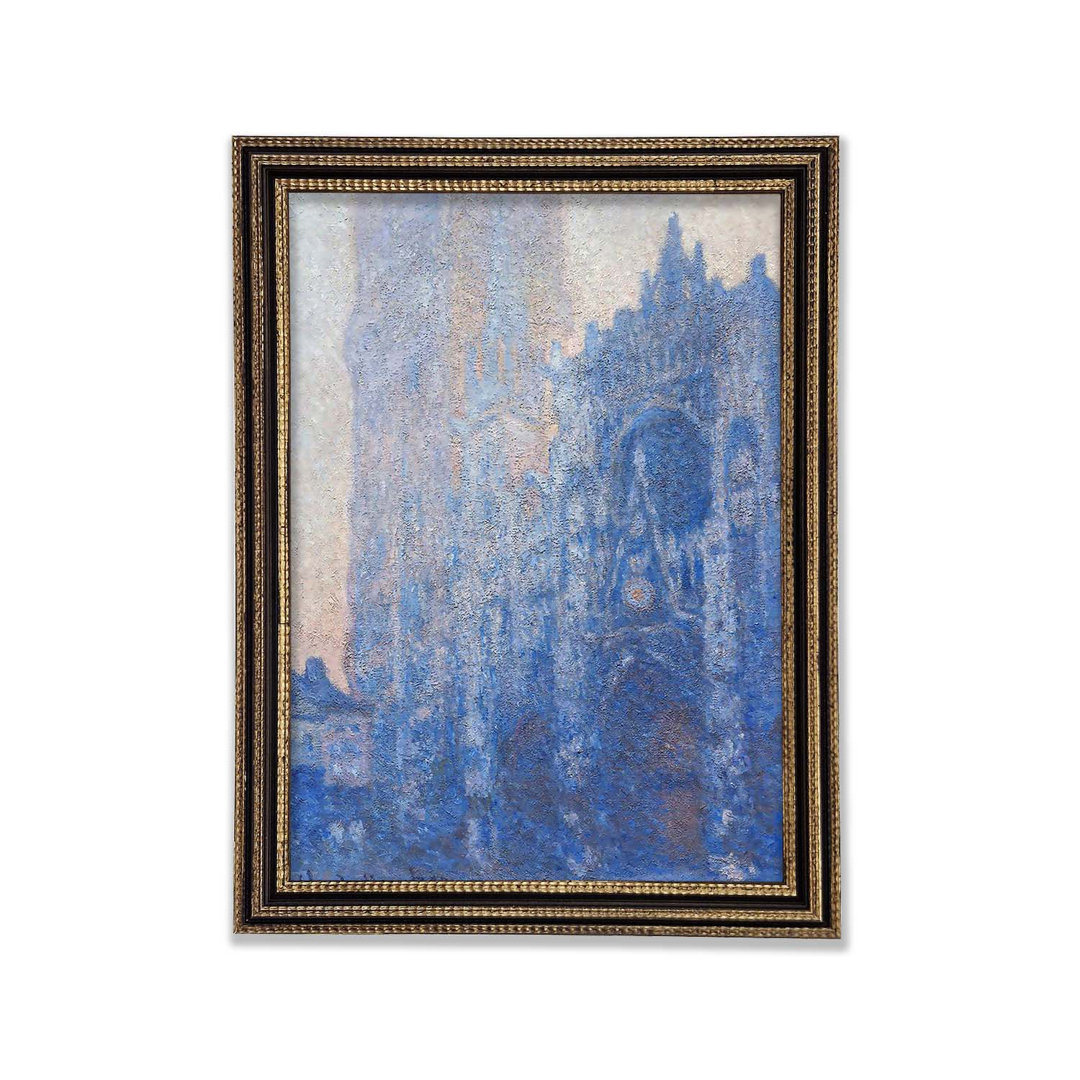 Gerahmtes Wandbild Monet Rouen Cathedral Facade