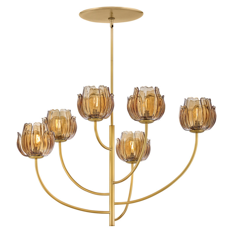 Fredrick Ramond Fantine Medium Chandelier, Brown