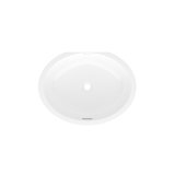Kaali 60 Oval 23-3/8" Undermount Lavatory Sink in Volcanic Limestone with Internal Overflow