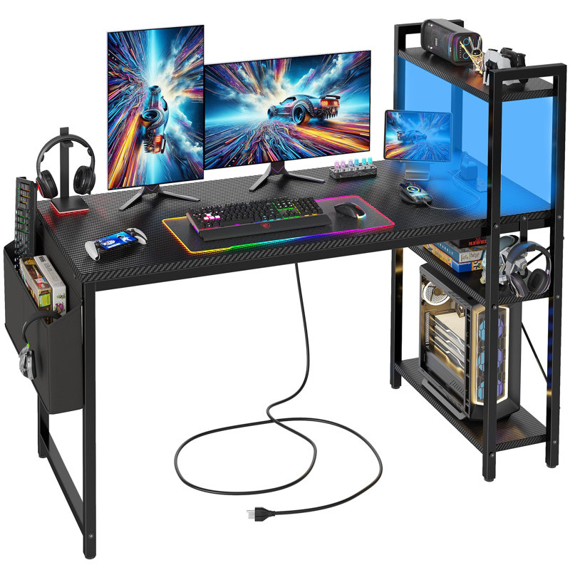 Metal Base Computer Desk