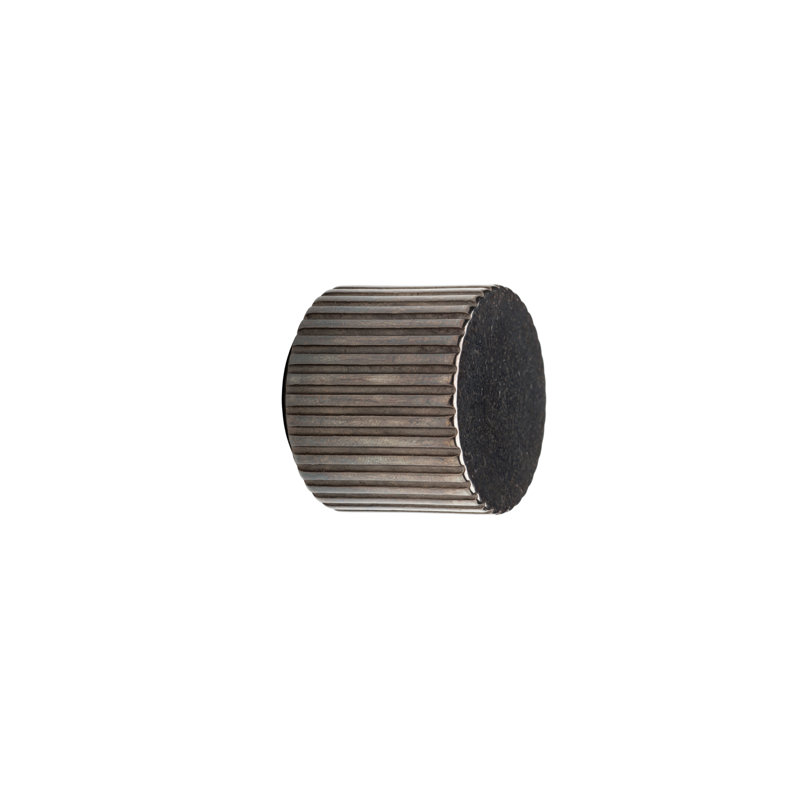 Roger Thomas 1 3/8 Diameter Cylindrical Knob, White Bronze Light