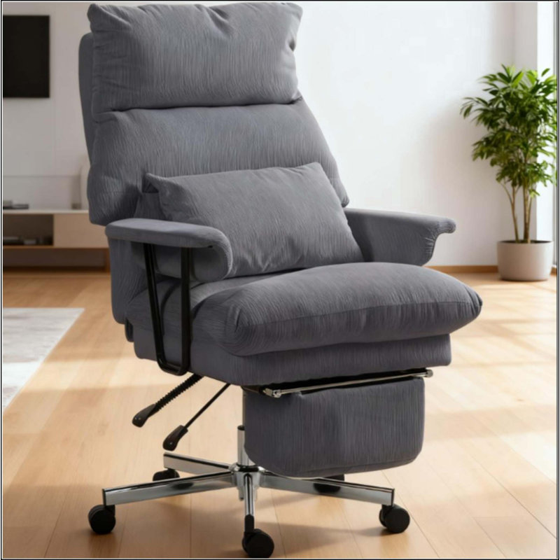 Overstuffed Office Chair With Lumbar Support