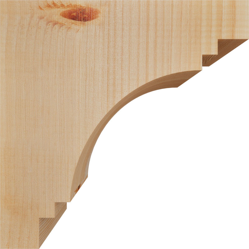 Corbeau Pescadero, H 12 po x l 5,5 po x P 12 po, Sapin de Douglas, Lisse