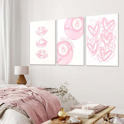 3 Piece Wrapped Canvas Wall Art