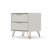 Rockefeller 20" Nightstand In Off White (2-Drawer)-238041608