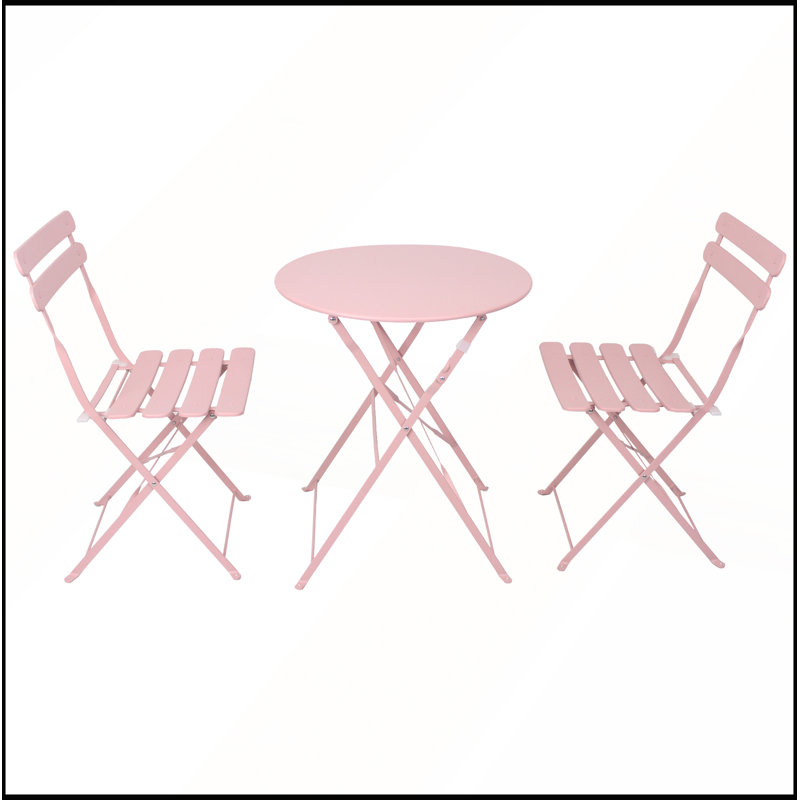 Ensemble de table bistro en métal pour l'extérieur