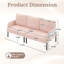 Causeuse surdimensionnée et moelleuse moderne-870015049