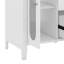 Meuble-lavabo avec tablette réglable et 2 tiroirs-1825136215