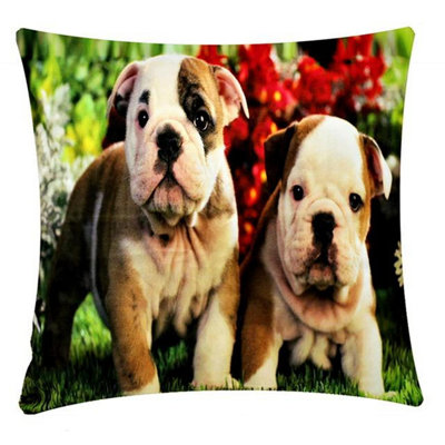 Dieks Bulldog Square Throw Cover