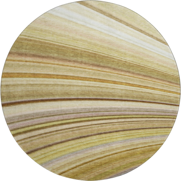 Premium Machine Washable Cerrito AMF585 Beige Rug