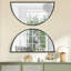 Miroir mural rond rond en métal (ensemble de 2)-102402137-102402138