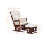 Fauteuil oscillant avec repose-pieds Maelys-516892202