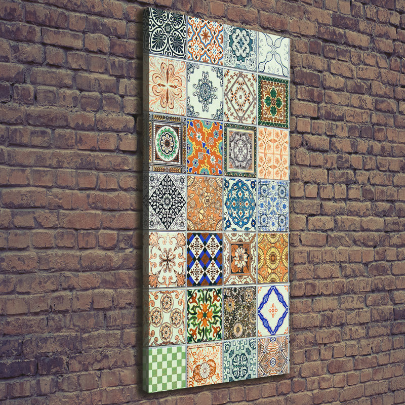 Ceramic Tiles - Wrapped Canvas Print