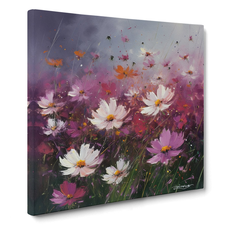 Cosmos Impressionism No.2 - Wrapped Canvas