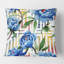 Coussin décoratif rétro imprimé botanique I - Mid-Century-917602912