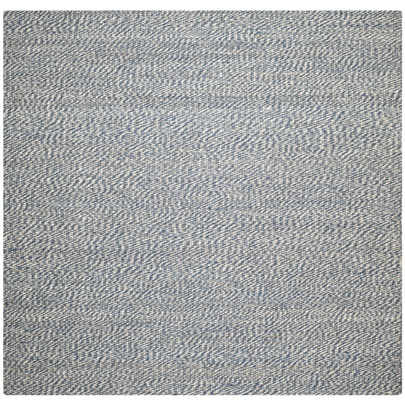 Dollard Natural Fiber Hand Woven Jute Abstract Rug, Square 8'