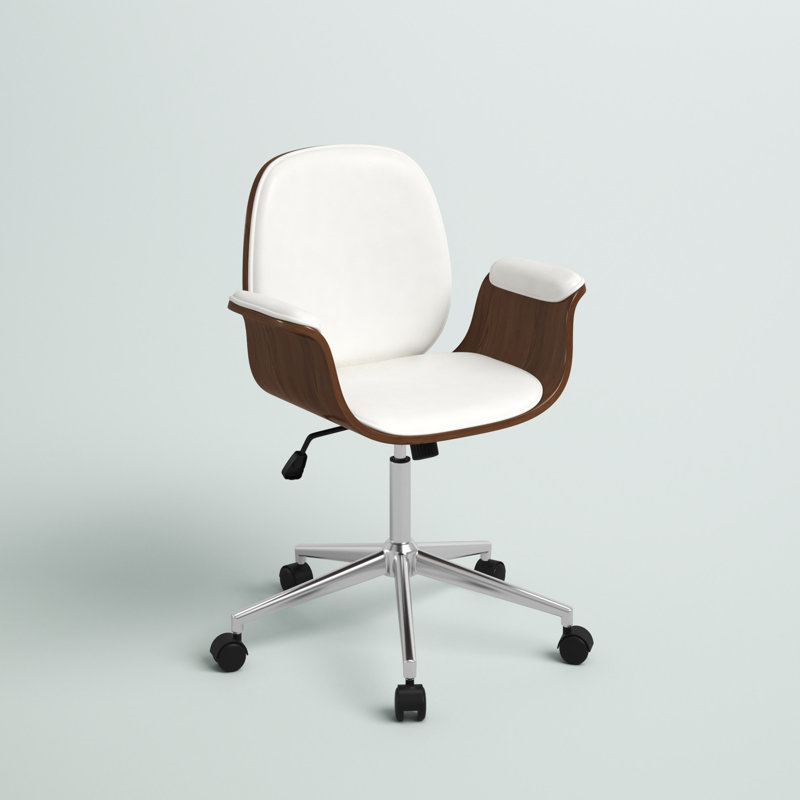 Chaise de travail Siggers, Blanc