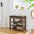 Small Shoe-Changing Bench With Shelves-116010567