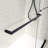 Double Sliding Matte Black Shower Door - 6076 Inch, 8mm Tempered Glass, Nano Easy Clean, Adjustable , -proof Inch Cleaning, Defence