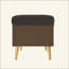 Banc de rangement avec repose-pieds Modern Modern-129574799-129574787