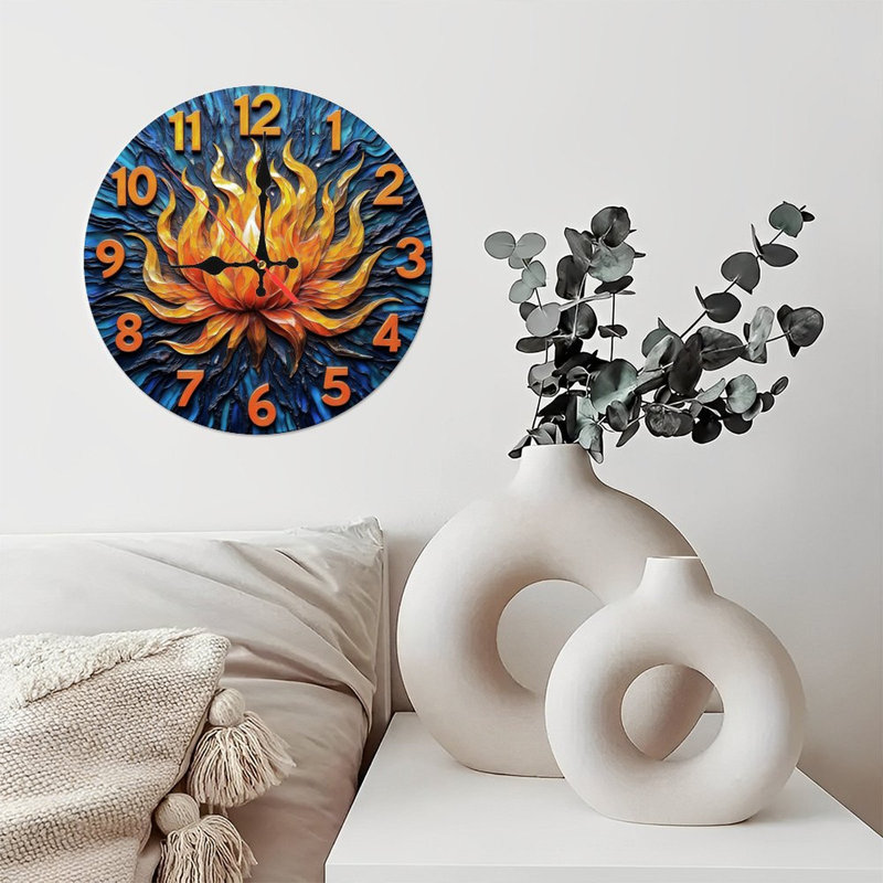 Horloge Fiery Lotus