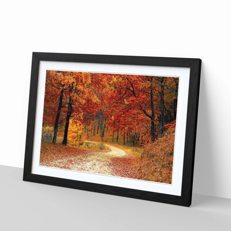 Single Picture Frame Print, Black
