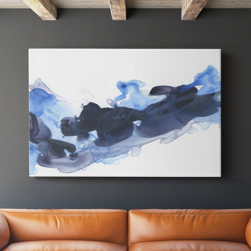 Azul Wave II -Gallery Wrapped Cavas, 12" H x 18" W