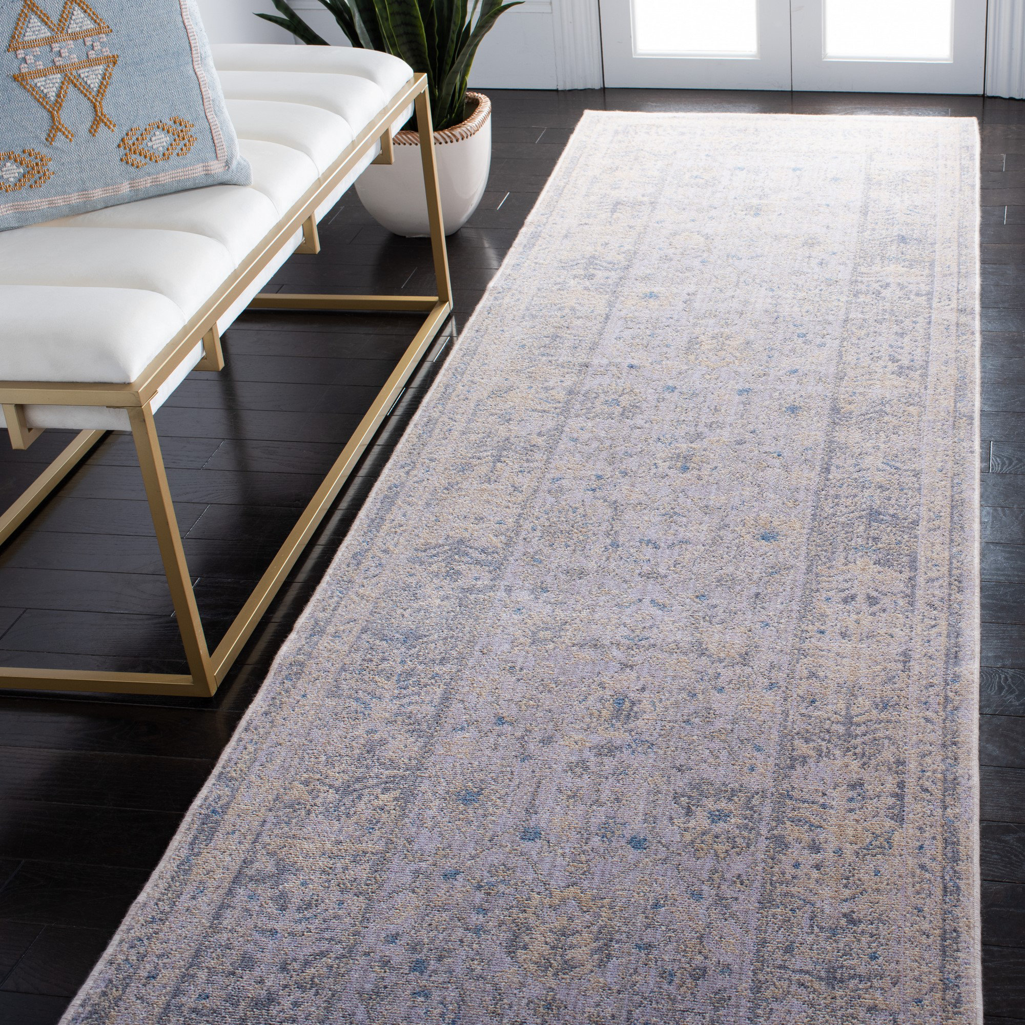 One Allium Way Marview Oriental Ivory Area Rug - Wayfair Canada