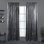Velvet Semi-shee Single Curtain Panel