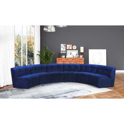 Jedson Velvet Sectional Symmetrical