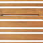 Chaise longue pliable en bois Lahaina
