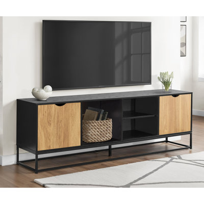 Tv Stand 72 Inch Console Media Entertainment Center Storage Cabinet Living Room Metal Modern Contemporary