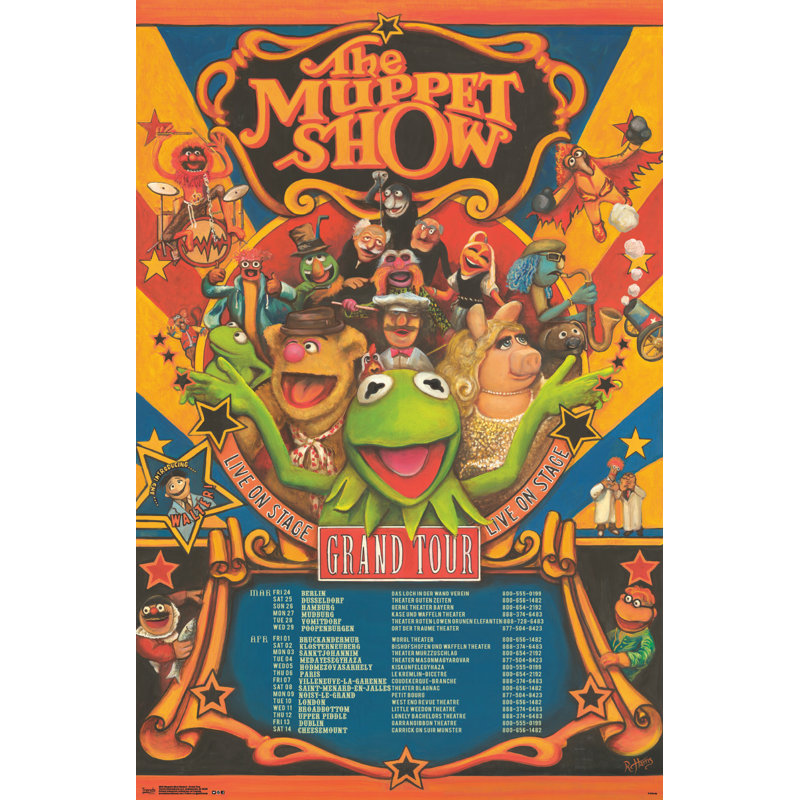 « muppetsst mostst », impression sur papier grand