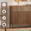 Meuble télé avec tiroirs, commode avec station de charge, meuble télé moderne-1808396069