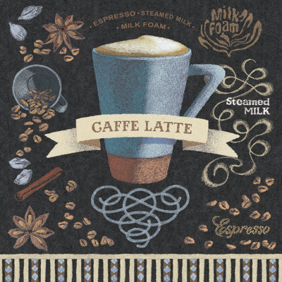 Caffe Latte by Beth Grove - Wrapped Canvas Print