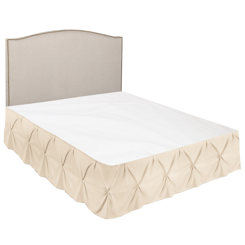 Tailored Bed Skirt, Twin, Beige/Cream