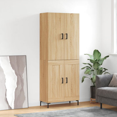 Garvin Highboard Sonoma Oak 69.5 x 34 x 180 cm Engineered Wood