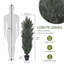 150 cm artificiel amovible vert cyprès vert grande plante artificielle pour la décoration intérieure et extérieure 2Pcs / ensemble-1212519103