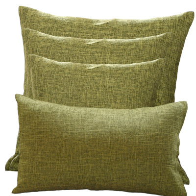 Ensemble de 4 coussins décoratifs double face avec insertions