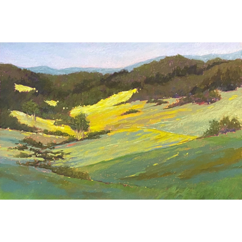 Santa Barbara Country Side Print by Dina Gardner, 17.25" H x 21.25" W x 0.875" D