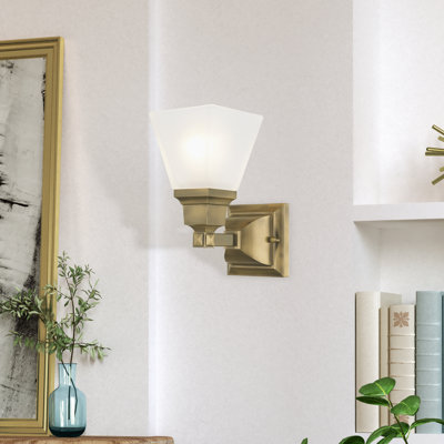 Mathias Steel Flush Mounted Sconce