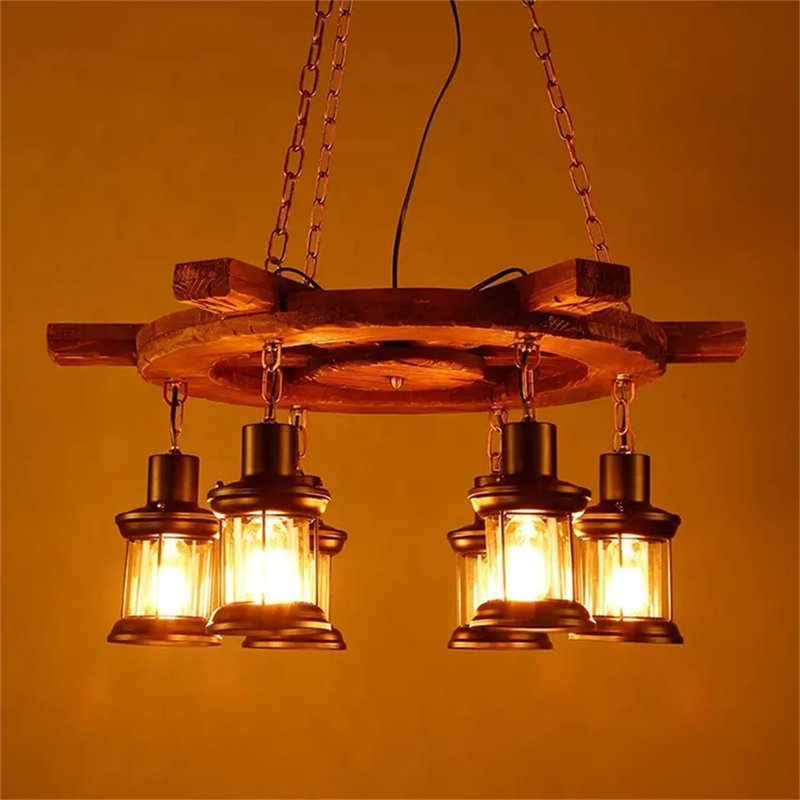 Lustre spectaculaire à 6 lumières Ernesha