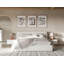 Erick - Lit tapissier en tissu ivoire moderne-41531821