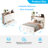 Murphy Bed With Built-in Charging Station, Full Size Cabinet Bed With Storage Drawers,for Living Room, Apartment, Bedroom-275083067