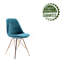 Chaise d'appoint rembourrée en velours Lougenia-1723725726