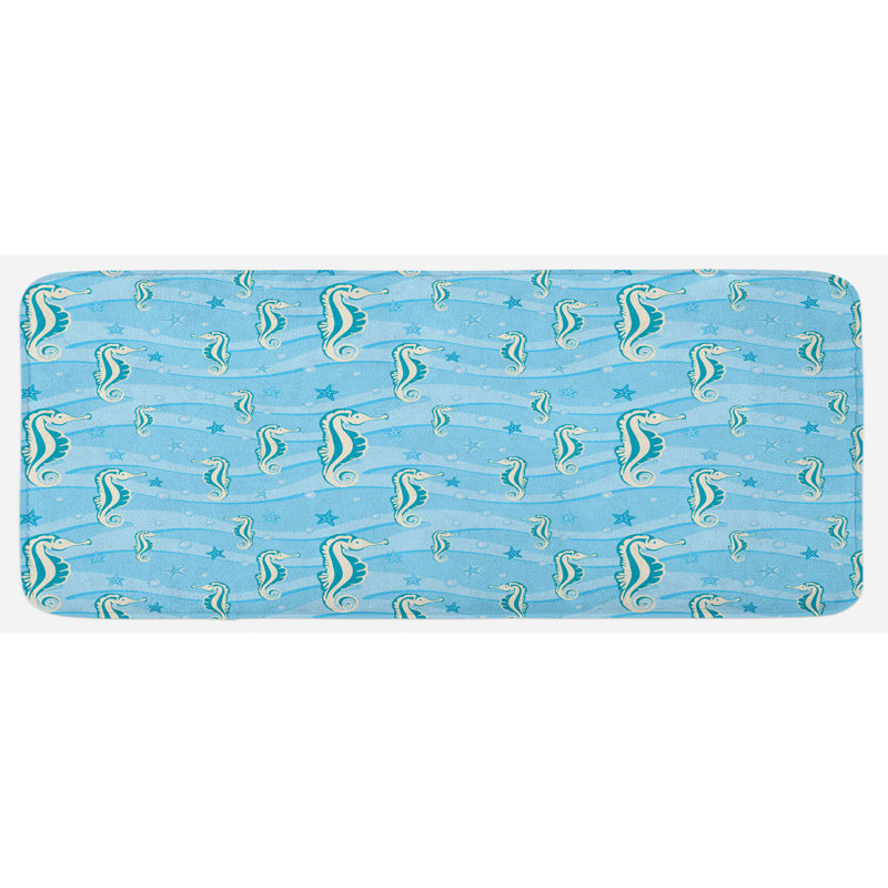 Coastal Synthetic Kitchen Mat
