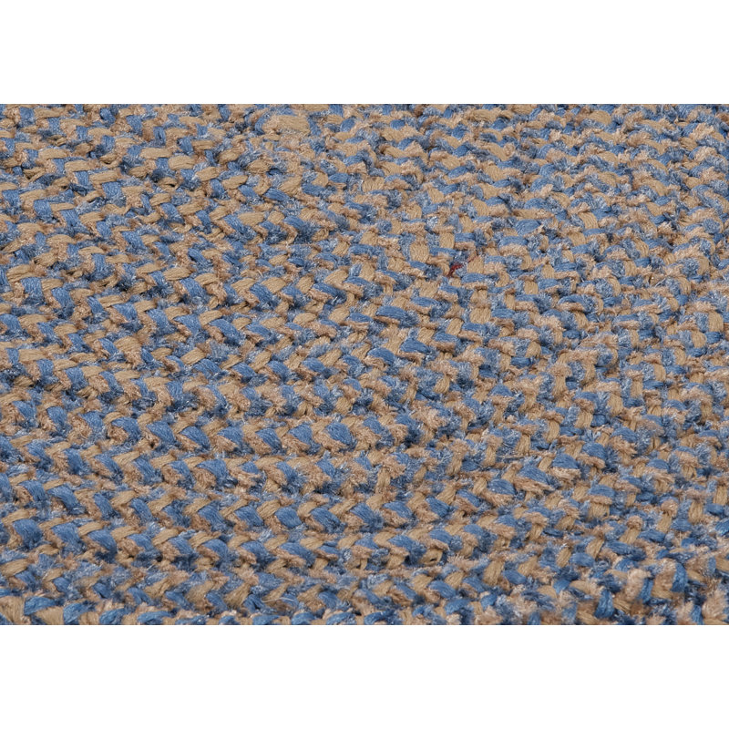 Tapis réversible Randleswood - Glace bleue, Tapis de couloir ovale 2 pi x 8 pi